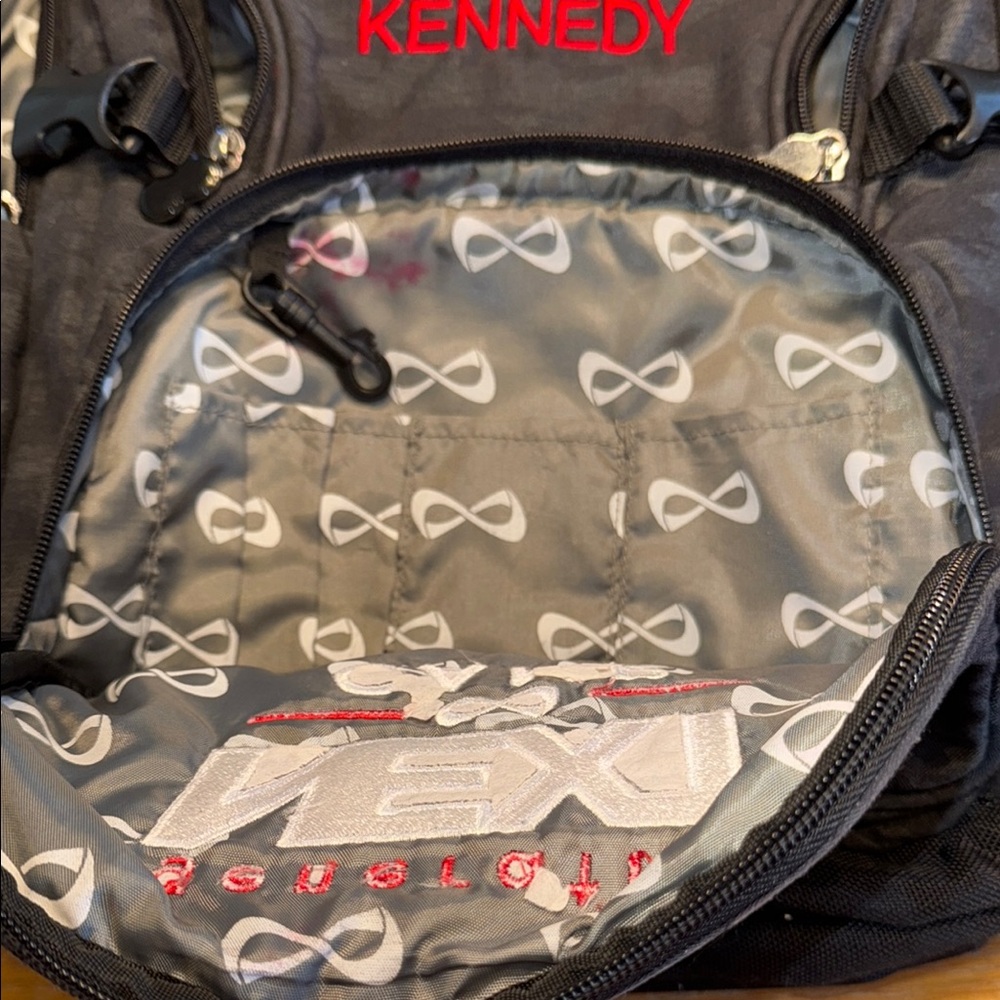 Nfinity Black Backpack Durable Athletic Design - image 4